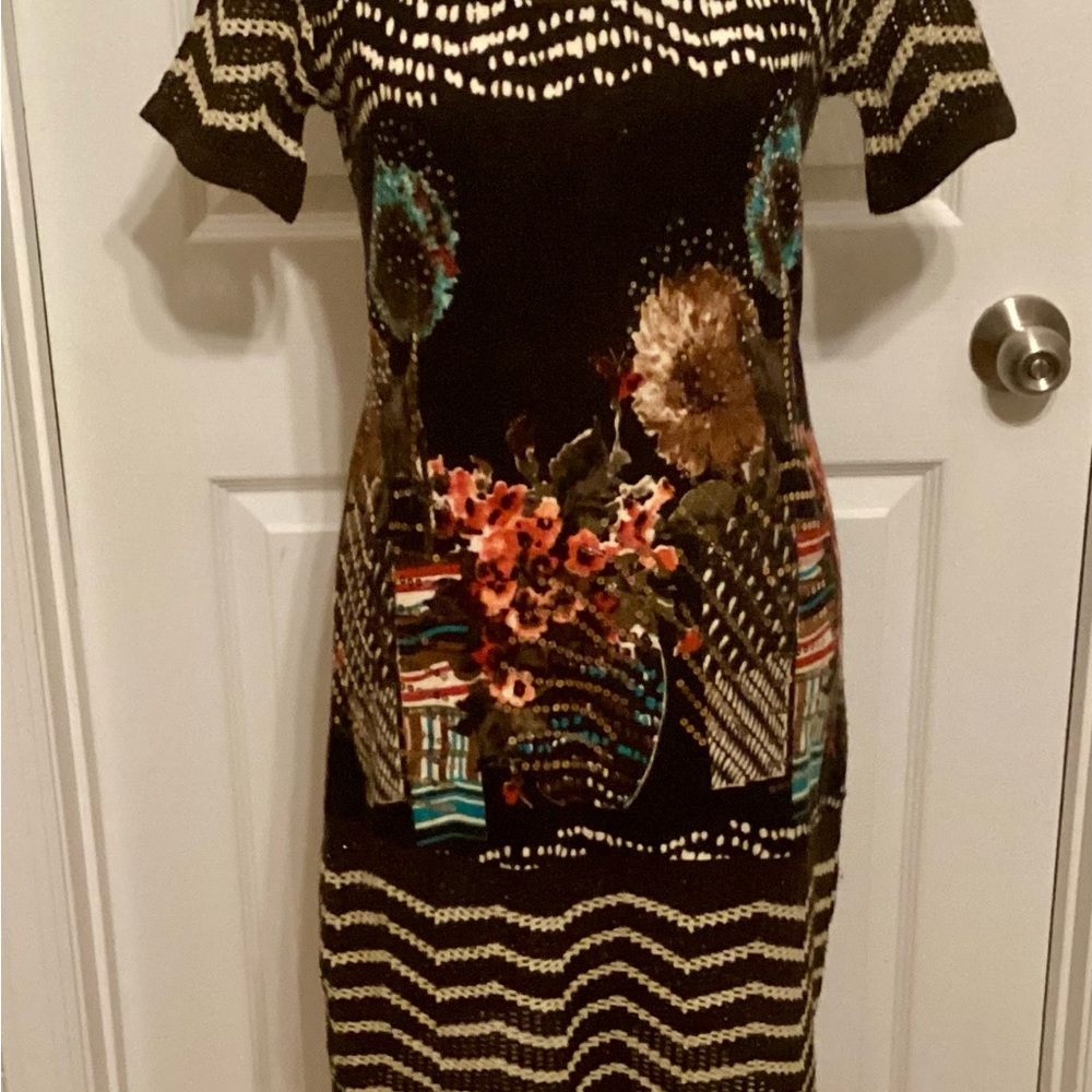 P Luca Milano Sweater Midi Dress